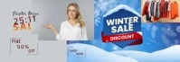 WINTER FLYER Banner di Tumblr template