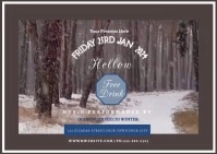 WINTER FLYER design Postkort template