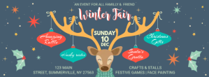 Winter Kids Event Facebook Banner