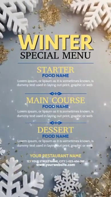 Winter Menu Indaba yaku-Instagram template