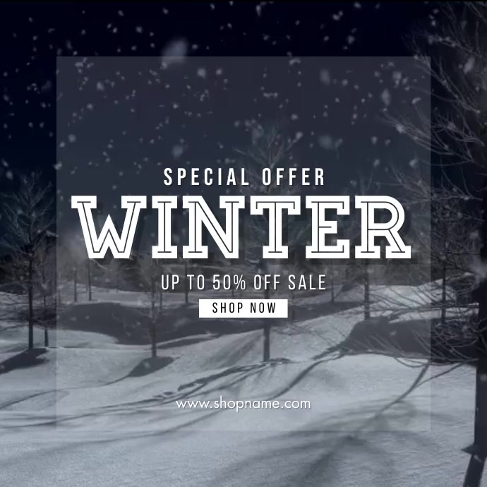 Winter Rent Promo Flyer winter offer Template | PosterMyWall
