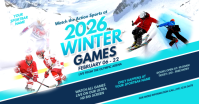 Winter Olympic Games Facebook Shared Image template