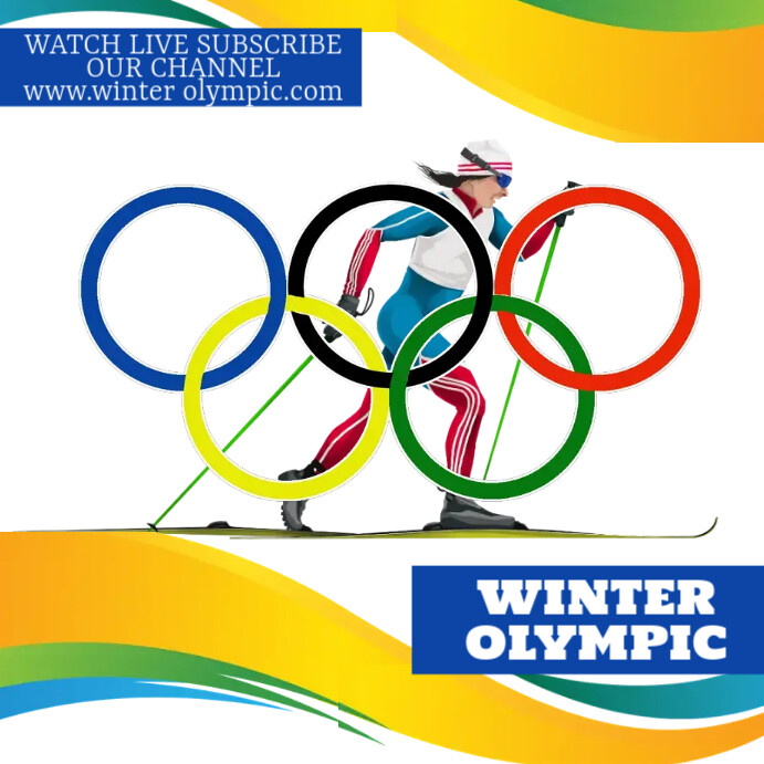 Winter Olympics Template PosterMyWall