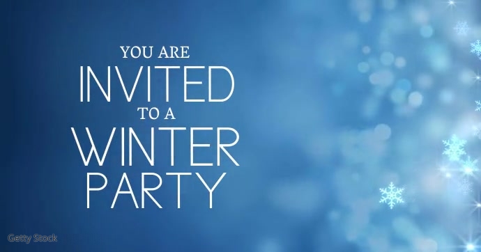 Winter Party Invitation Template PosterMyWall