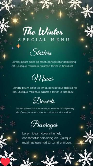 winter poster Template | PosterMyWall