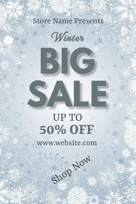 WINTER POSTER Template | PosterMyWall