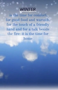 winter quote tabloid size Boulevardzeitung template