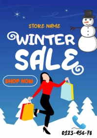 Winter sale A1 template