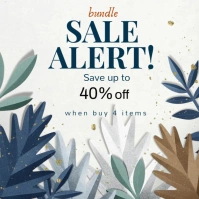 Winter Sale Alert Carré (1:1) template