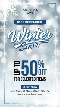 Winter Sale Instagram Story template