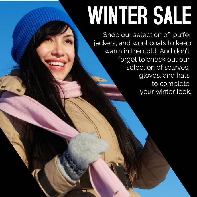 winter sale Template PosterMyWall