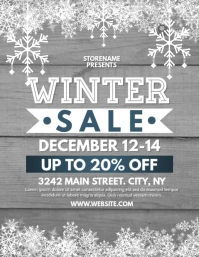 WINTER SALE Flyer (US Letter) template