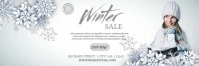 Winter Sale Eventbrite Banner Bannière 2' × 6' template