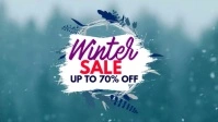 Winter Sale Facebook cover Video template