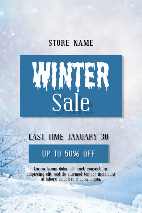 Winter sale offer card template (1) Tumblr Graphic