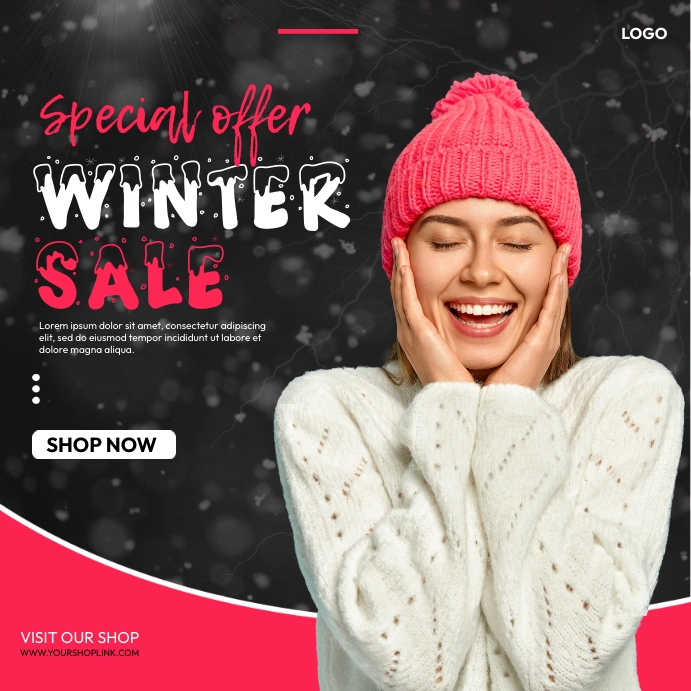Winter Sale Offer Template PosterMyWall