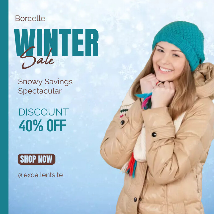 Copy of winter sale offer template | PosterMyWall