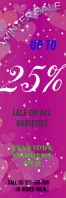 Winter sale rollup banner,poster,flyer,template