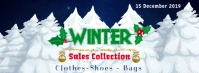 Winter Sales Collection Facebook Cover Template