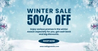 Winter Seasonal Super Sale Deals Facebook Ad template