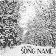 snow rap mixtape cover art design template | PosterMyWall