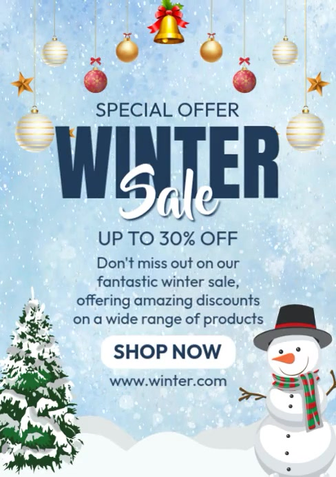 Winter Special Offer Template | PosterMyWall