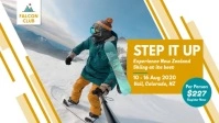 Winter Sports Facebook Cover Video template