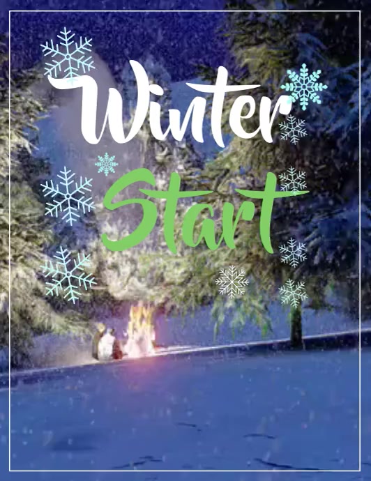 Vinter Start Copy of winter start | PosterMyWall