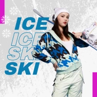 winter template Instagram-Beitrag