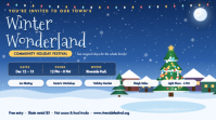 Azul Winter Wonderland Festival Præsentation Template