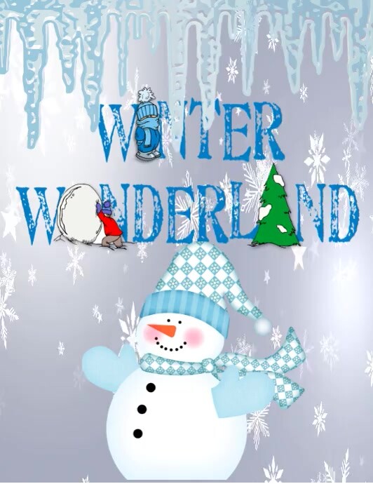 winter wonderland Template PosterMyWall