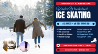 Purple Ice Skating Event YouTube-miniature Template