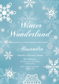 Winter Wonderland Invitation Template | PosterMyWall