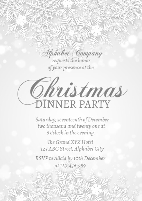 Winter Wonderland Invitation Template PosterMyWall Winter Wonderland Invitation Template PosterMyWall