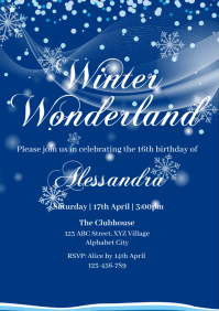 Winter Wonderland Invitation Template | PosterMyWall
