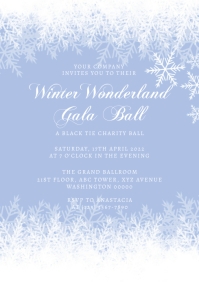 Winter Wonderland Invitation Template | PosterMyWall