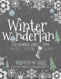 220 Winter Wonderland Customizable Design Templates