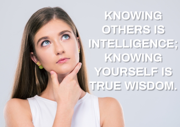 WISDOM AND INTELLIGENCE QUOTE TEMPLATE A3
