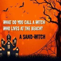 Witch Pun Instagram Post template