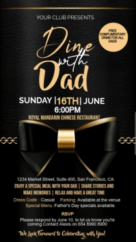 With Dad Done Instagram Story template