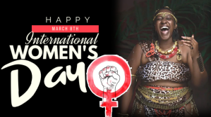 Schwarz International Women's Day Presentasi Template
