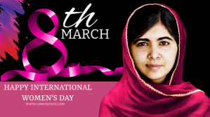 Schwarz International Women's Day Presentasi Template