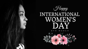 Czarny International Women's Day Præsentation Template