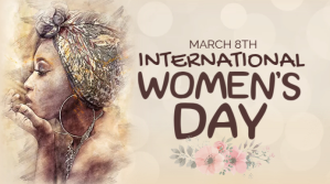 White International Women's Day Digitalt display Template