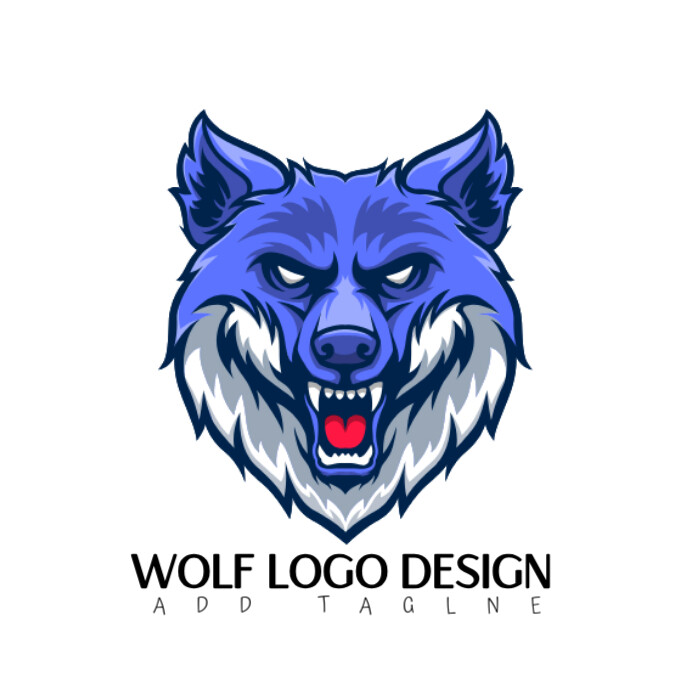 wolf logo Template | PosterMyWall