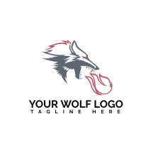 WOLF LOGO DESIGN Template | PosterMyWall