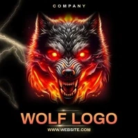 WOLF LOGO DESIGN TEMPLATE