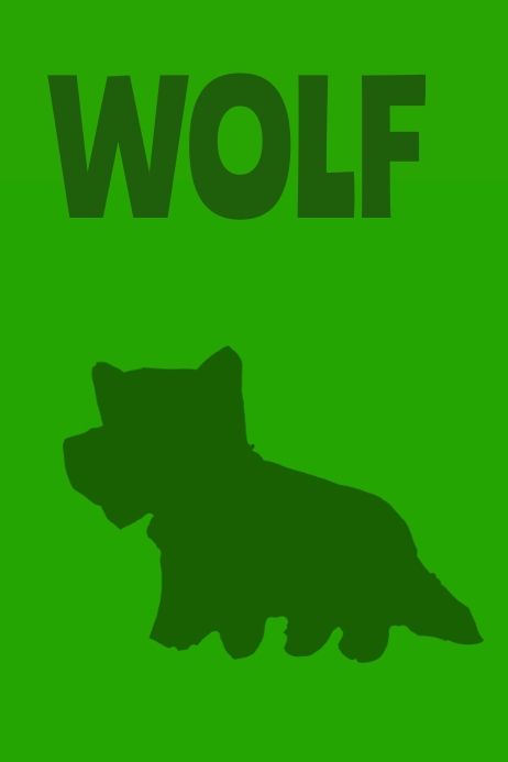 Wolf Poster Template PosterMyWall