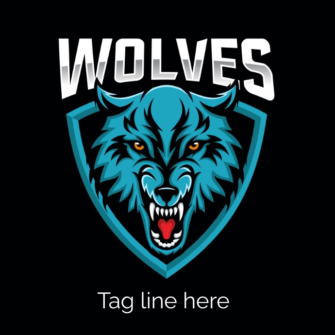 Wolves logo template desig | PosterMyWall