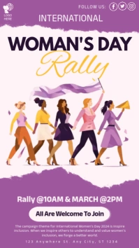 woman’s day, event, 8 march Instagram Story template